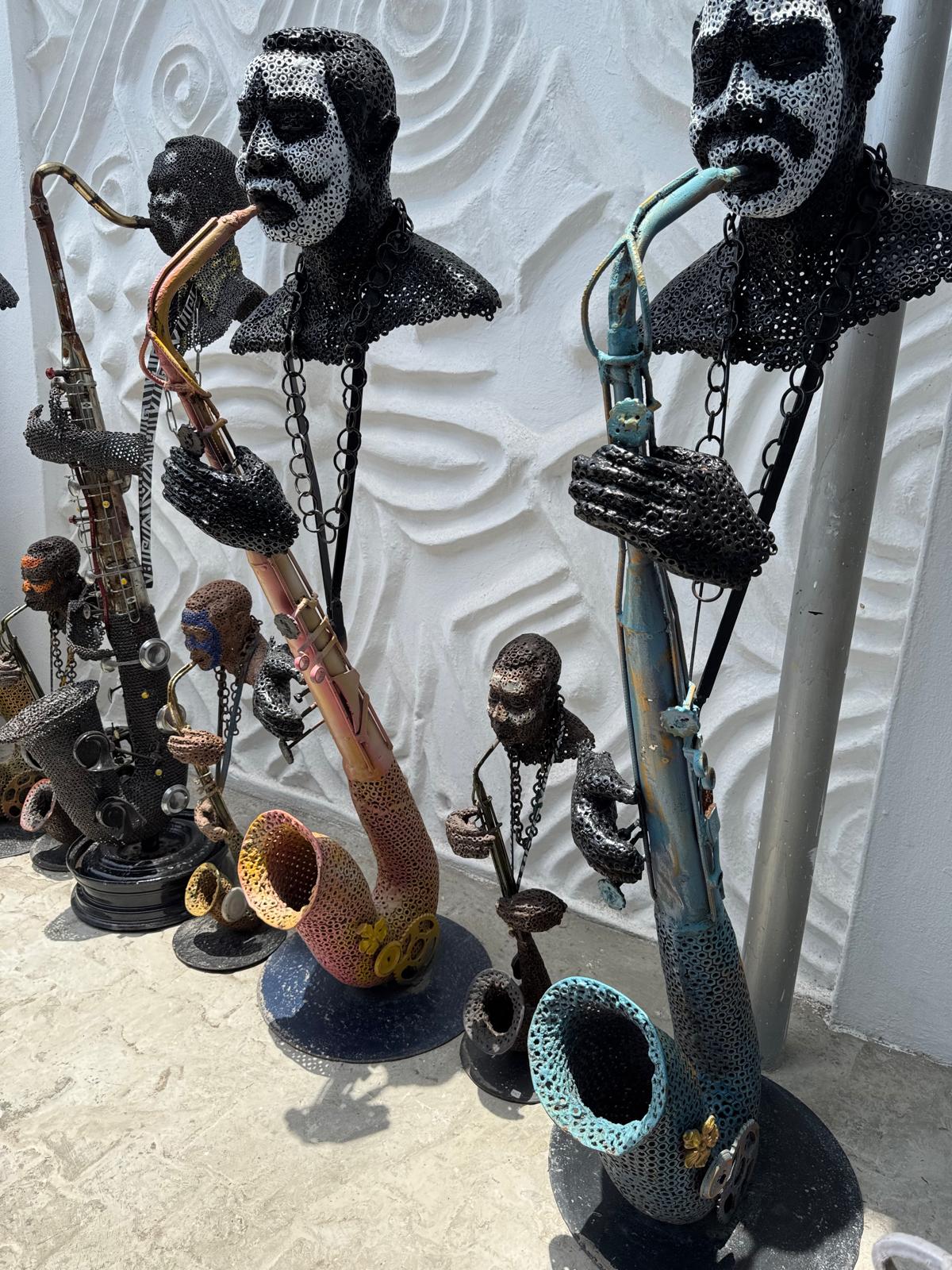 Afrikanischer Jazz-Musiker